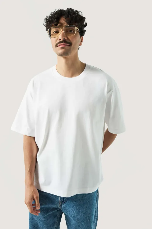 Loom Le t-shirt oversize coton épais vert pâle taille M