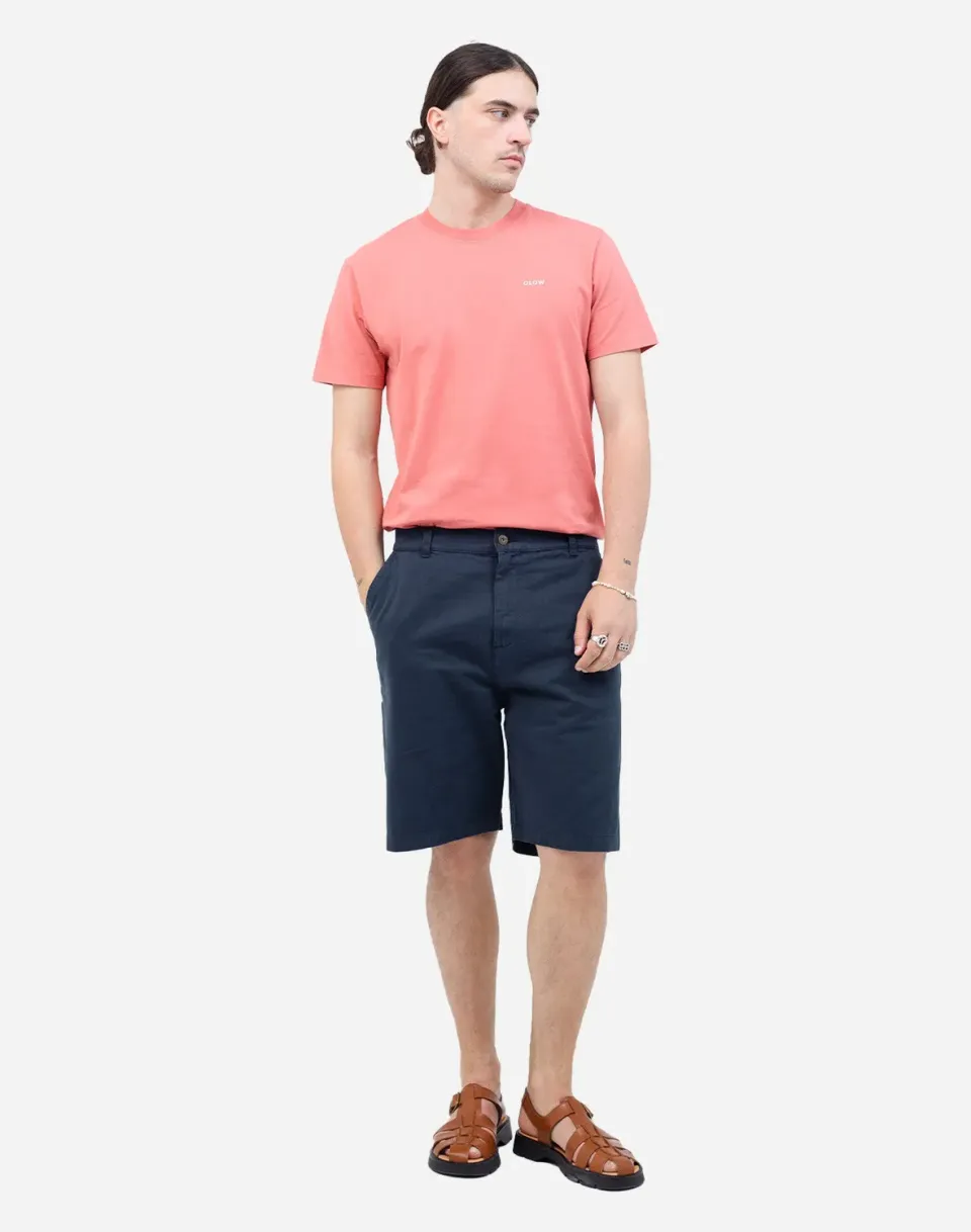 OLOW Diy short bleu nuit sergé coton