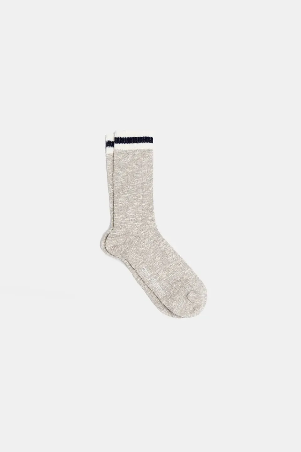 Edmmond Studios Swirled Plain Grey chaussettes grises
