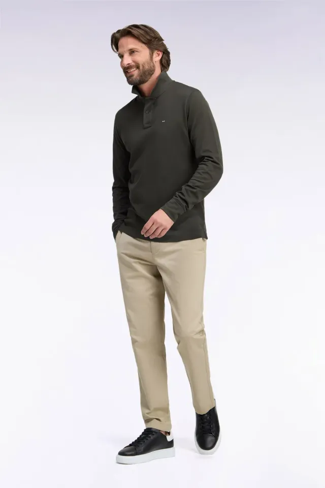 Eden Park Legend Rugby chino beige regular piqué stretch