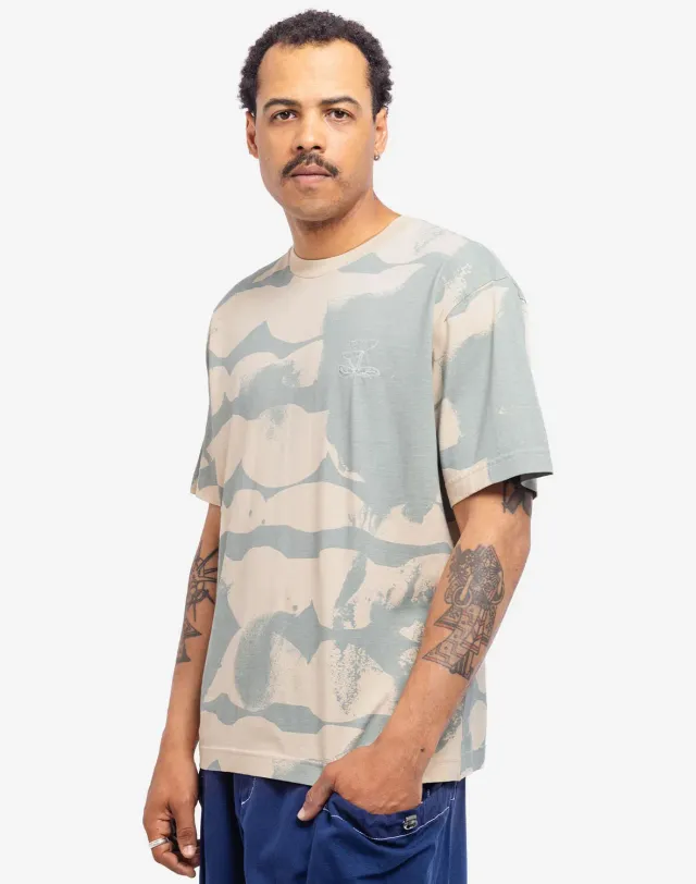 OLOW Gloria t-shirt bicolore broderie fleur
