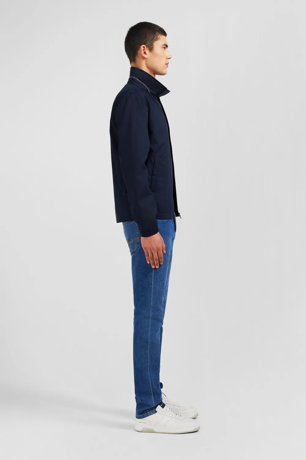 Eden Park blouson rembourré bleu foncé homme déperlant