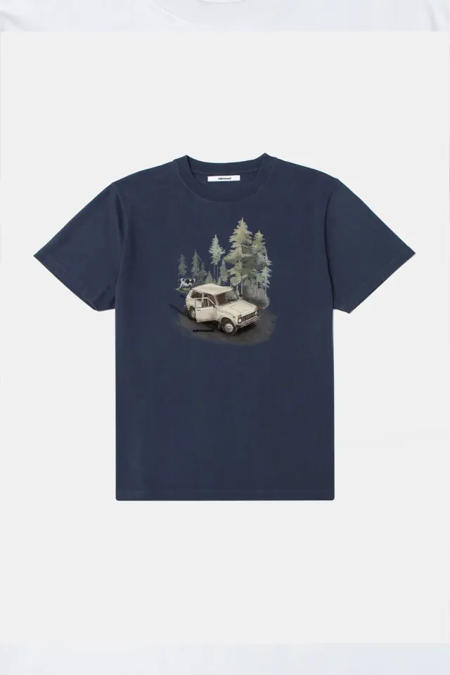 Edmmond Studios Wander t-shirt marine 190gr