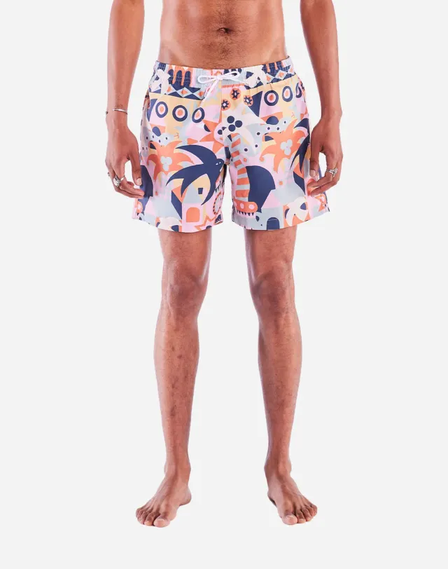 Olow Guanacaste short de bain multicolore recyclé