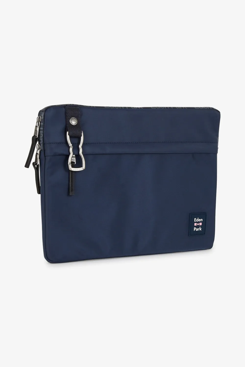 Eden Park pochette iPad bleu foncé polyester rembourrée