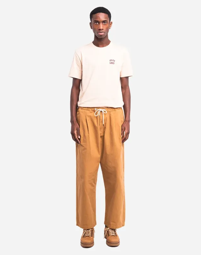 OLOW Bruce pantalon camel coton bio