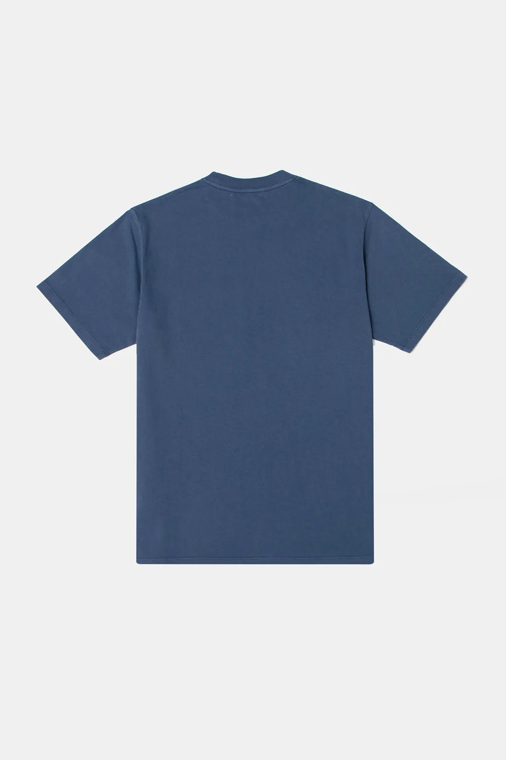 Edmmond Studios Mini Logo Plain Dk Blue t-shirt bleu stonewash