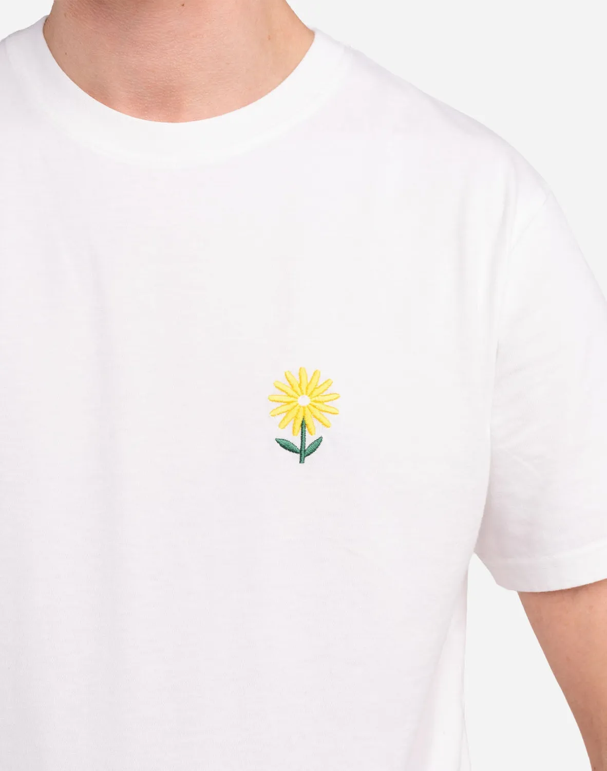 Olow Sunday t-shirt droit écru coton bio