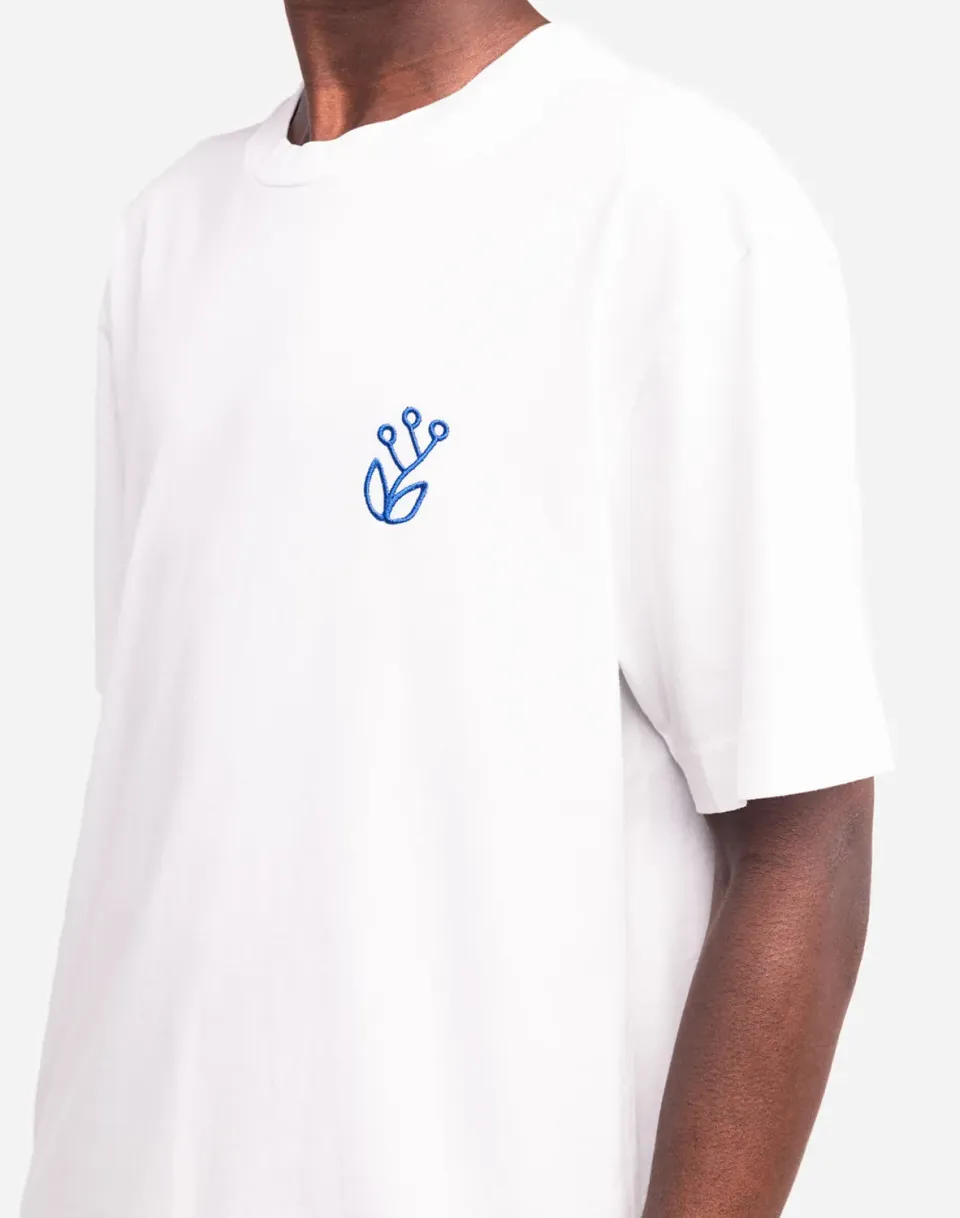 OLOW Campana t-shirt écru ample brodé