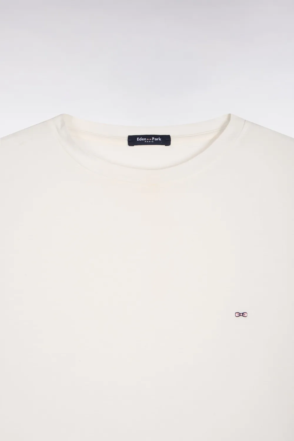 Eden Park Club Classique t-shirt femme écru modal stretch