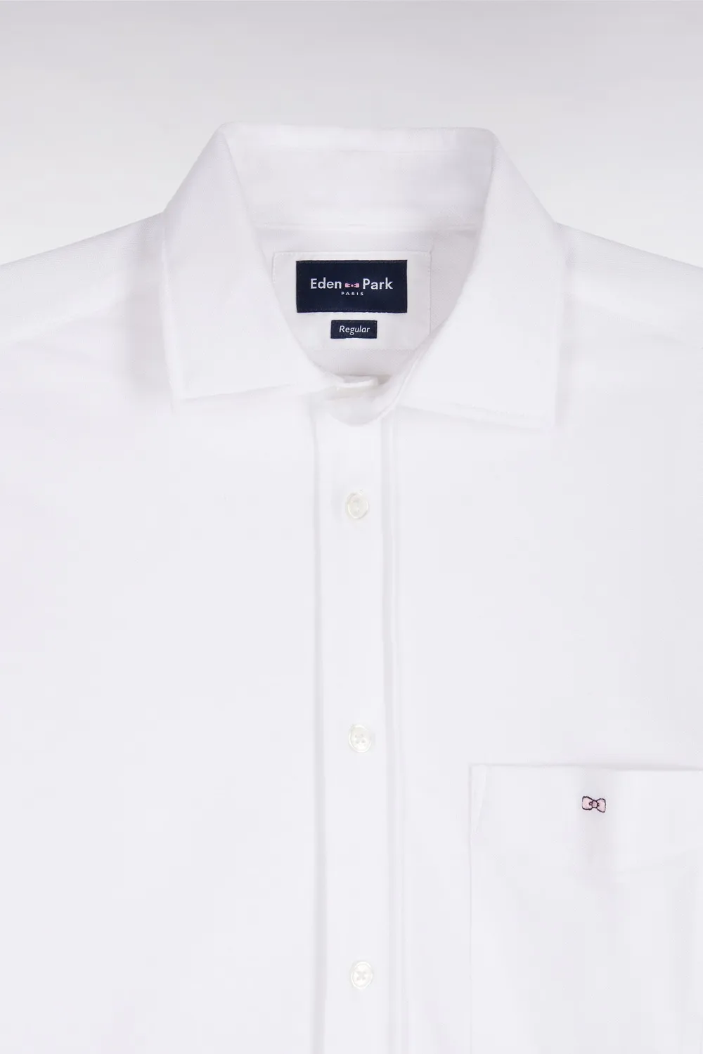 Eden Park Cruise chemise coton blanc coupe droite
