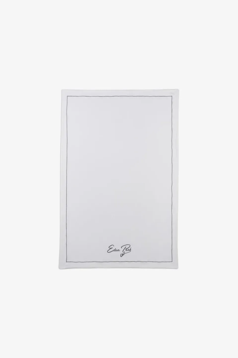 Eden Park serviette de bain 100x50 cm broderie blanche
