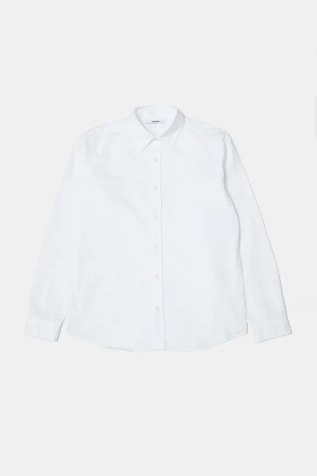 Edmmond Studios Brandless Shirt Plain White chemise homme blanche