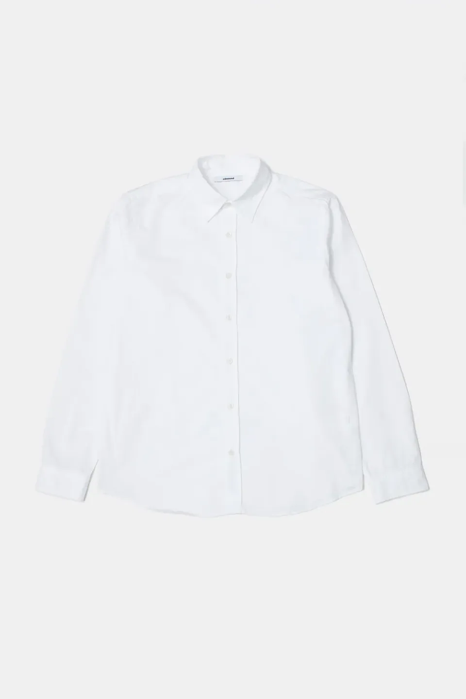 Edmmond Studios Brandless Shirt Plain White chemise homme blanche