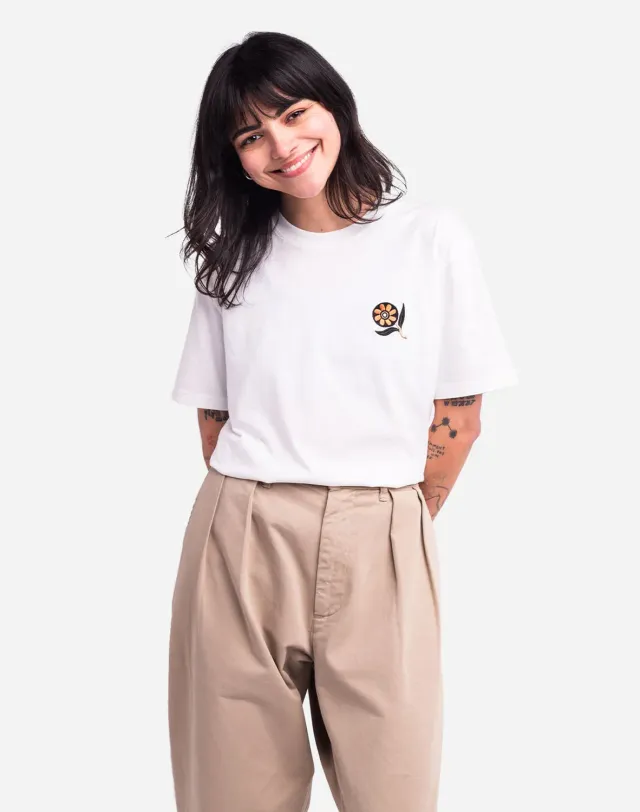 OLOW Ikeba t-shirt écru coton bio brodé