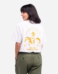 Olow Sabanero t-shirt loose écru coton