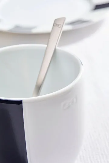 Eden Park set 2 mugs porcelaine Limoges intérieur bleu
