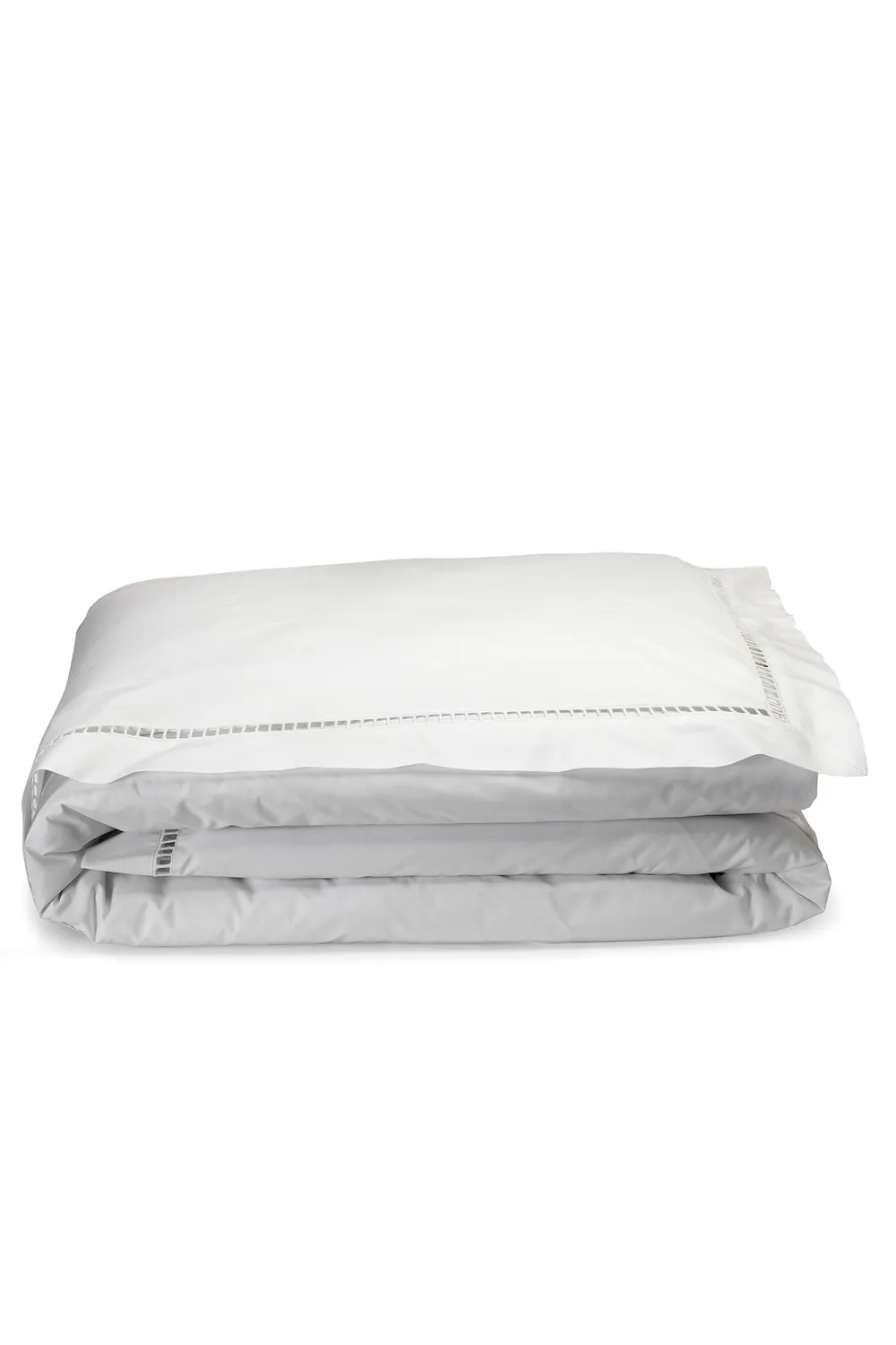 Eden Park housse de couette blanche coton égyptien dentelle