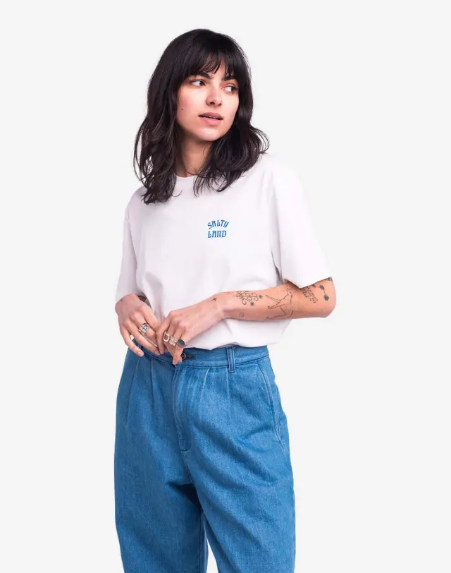 OLOW Guardian t-shirt écru fleur coton bio