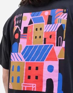 OLOW City t-shirt homme noir carbone coton bio