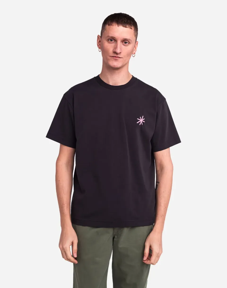 OLOW Méridional t-shirt ample noir carbone coton bio