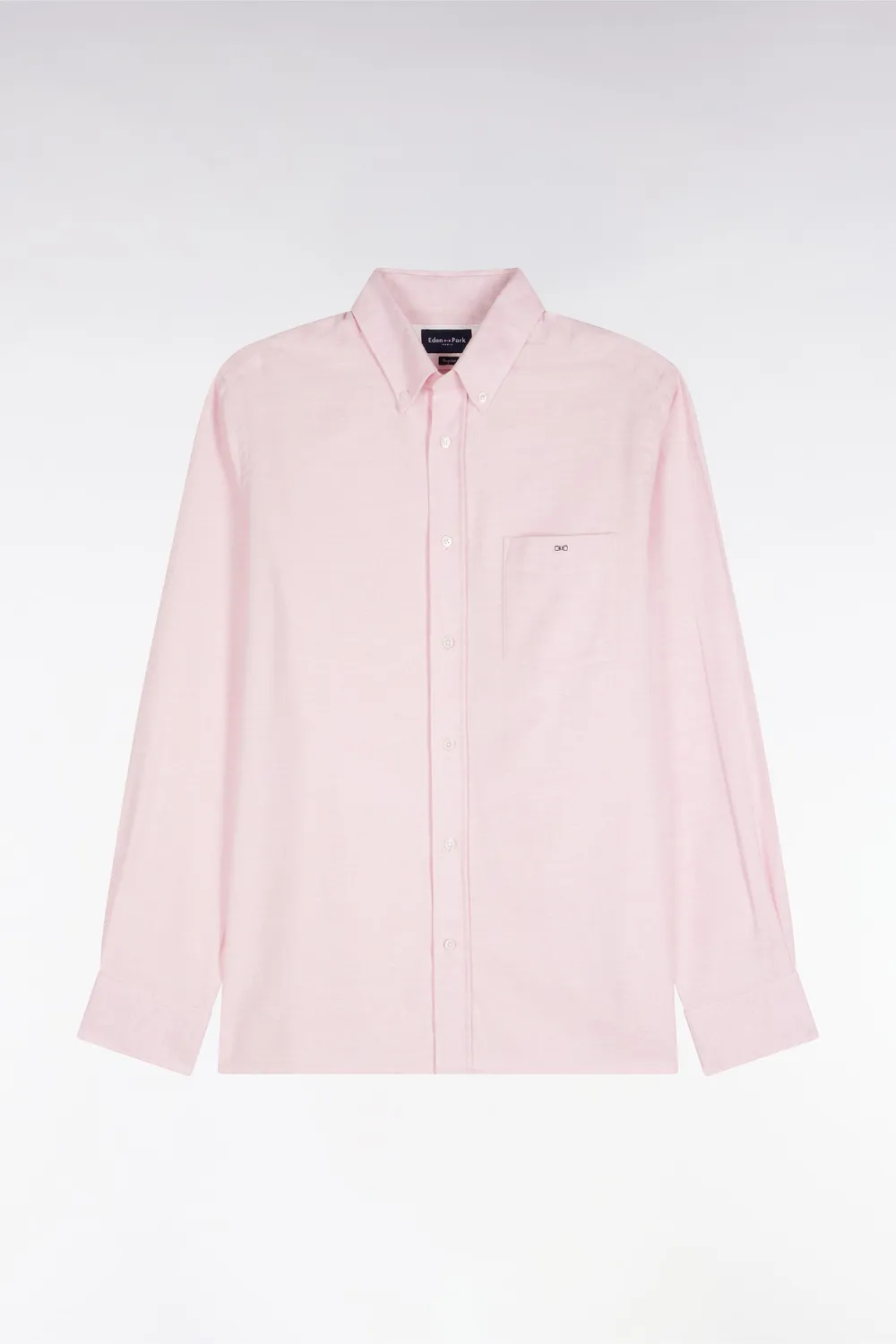 Eden Park Club Classique chemise coton rose coupe droite
