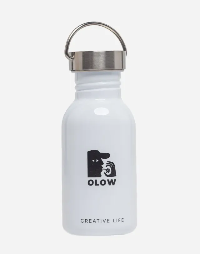 OLOW Glouglou gourde inox 50cl logo blanc