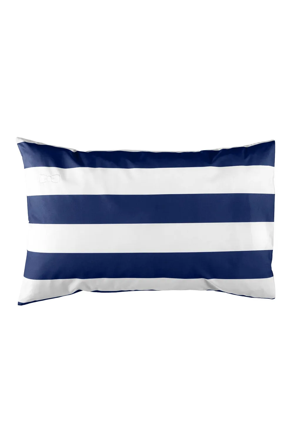 Eden Park Ballon Perdu taies d'oreiller rayures marine 75x50 coton