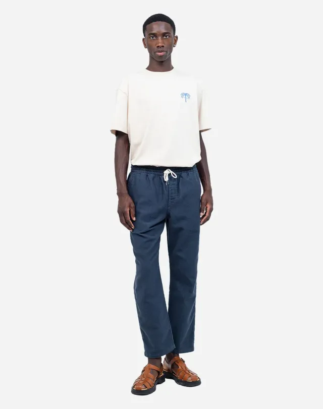 OLOW Hatha pantalon bleu nuit coton élastique