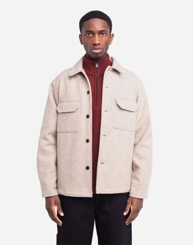 OLOW Percy veste beige laine