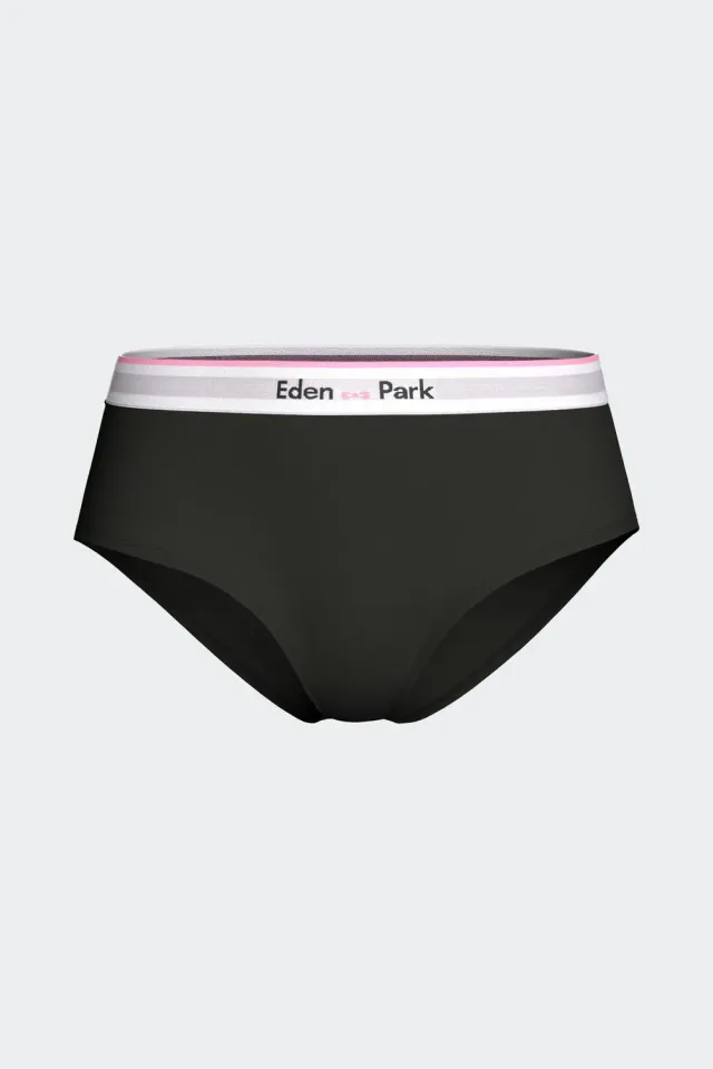 Eden Park shorty Tencel noir femme stretch