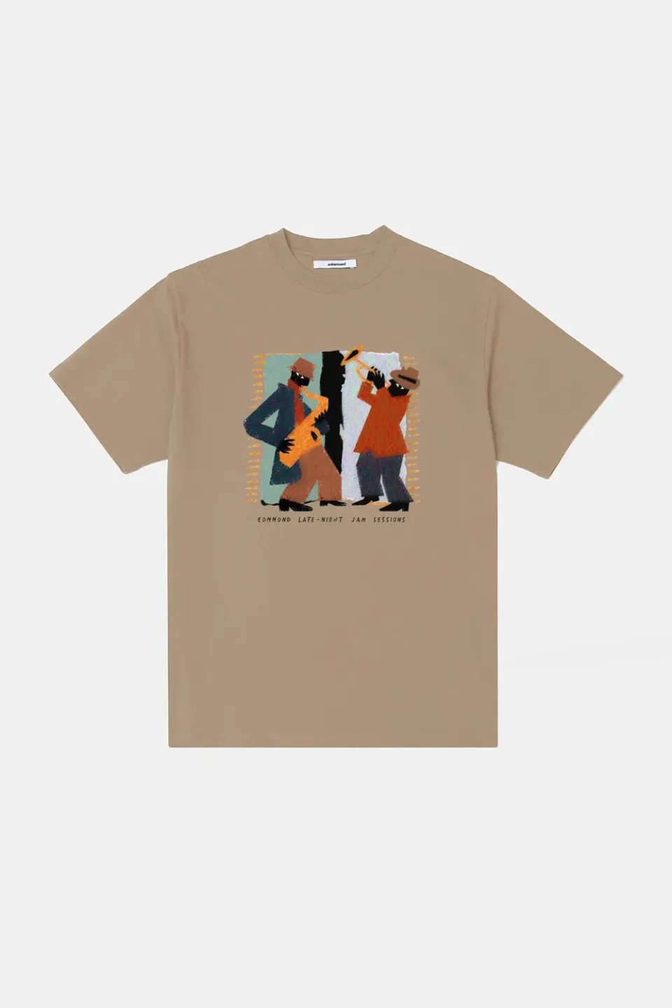 Edmmond Studios Jam t-shirt beige imprimé