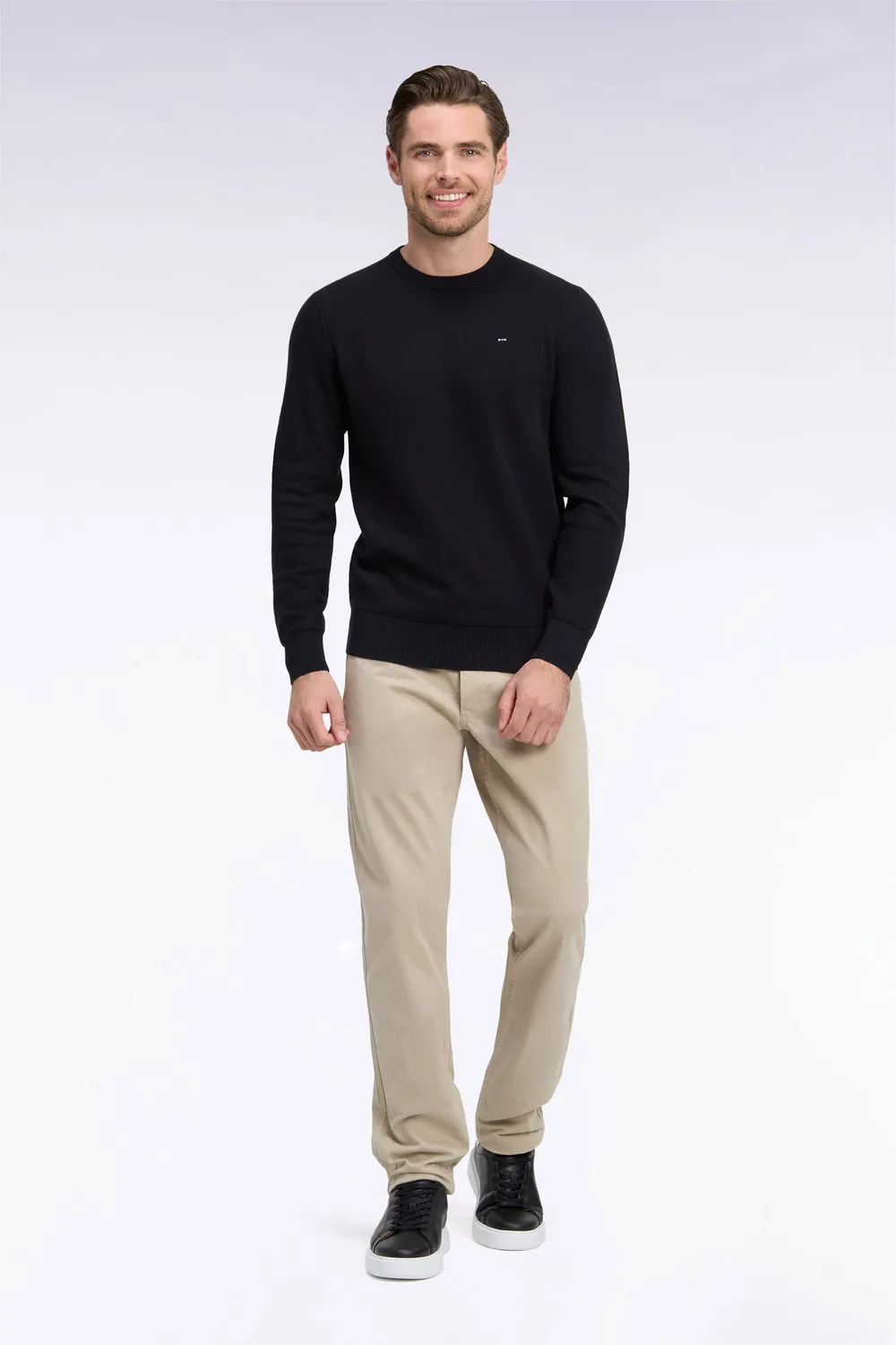Eden Park Legend Rugby pantalon chino beige sans plis stretch