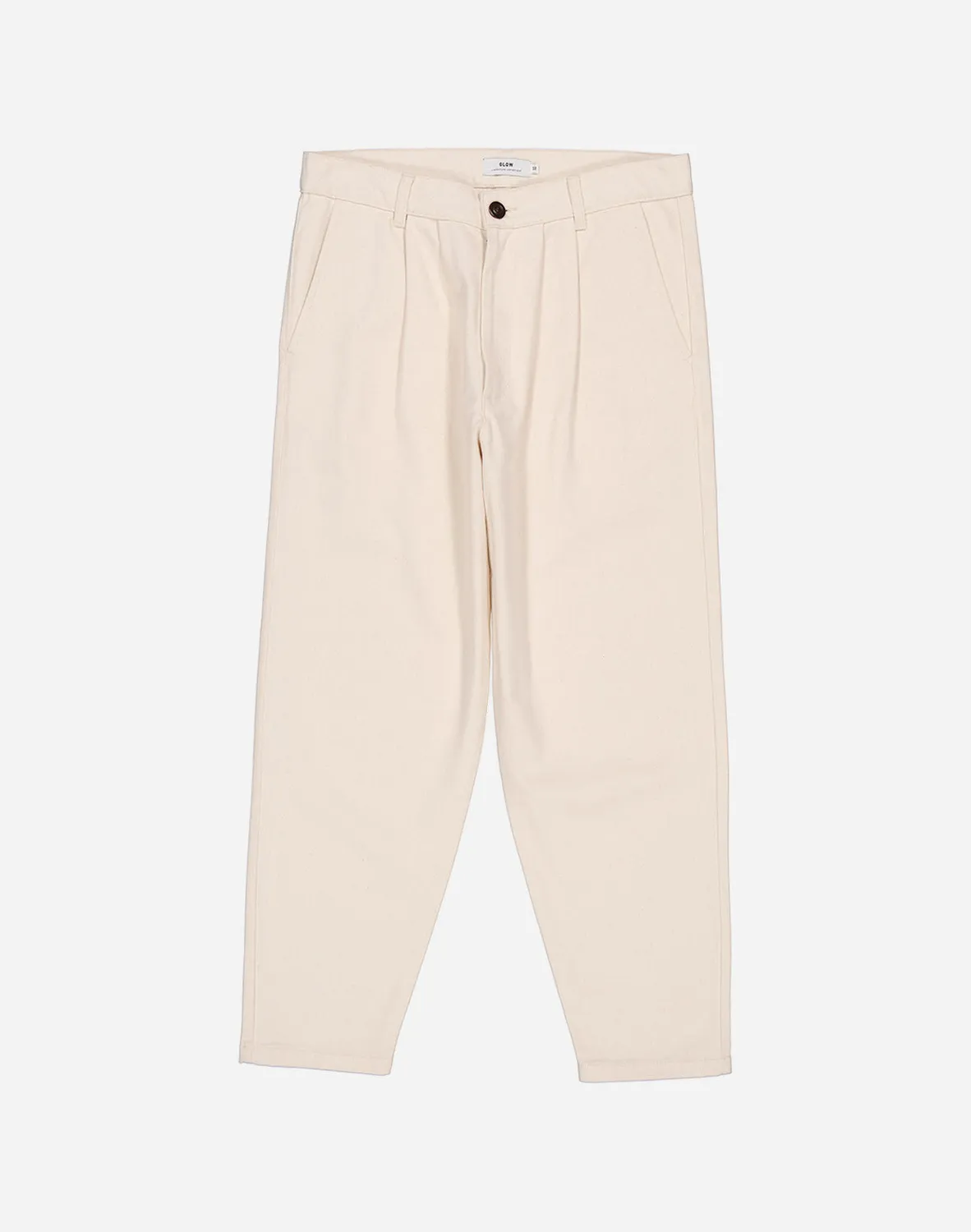 OLOW Swing pantalon écru coupe décontractée