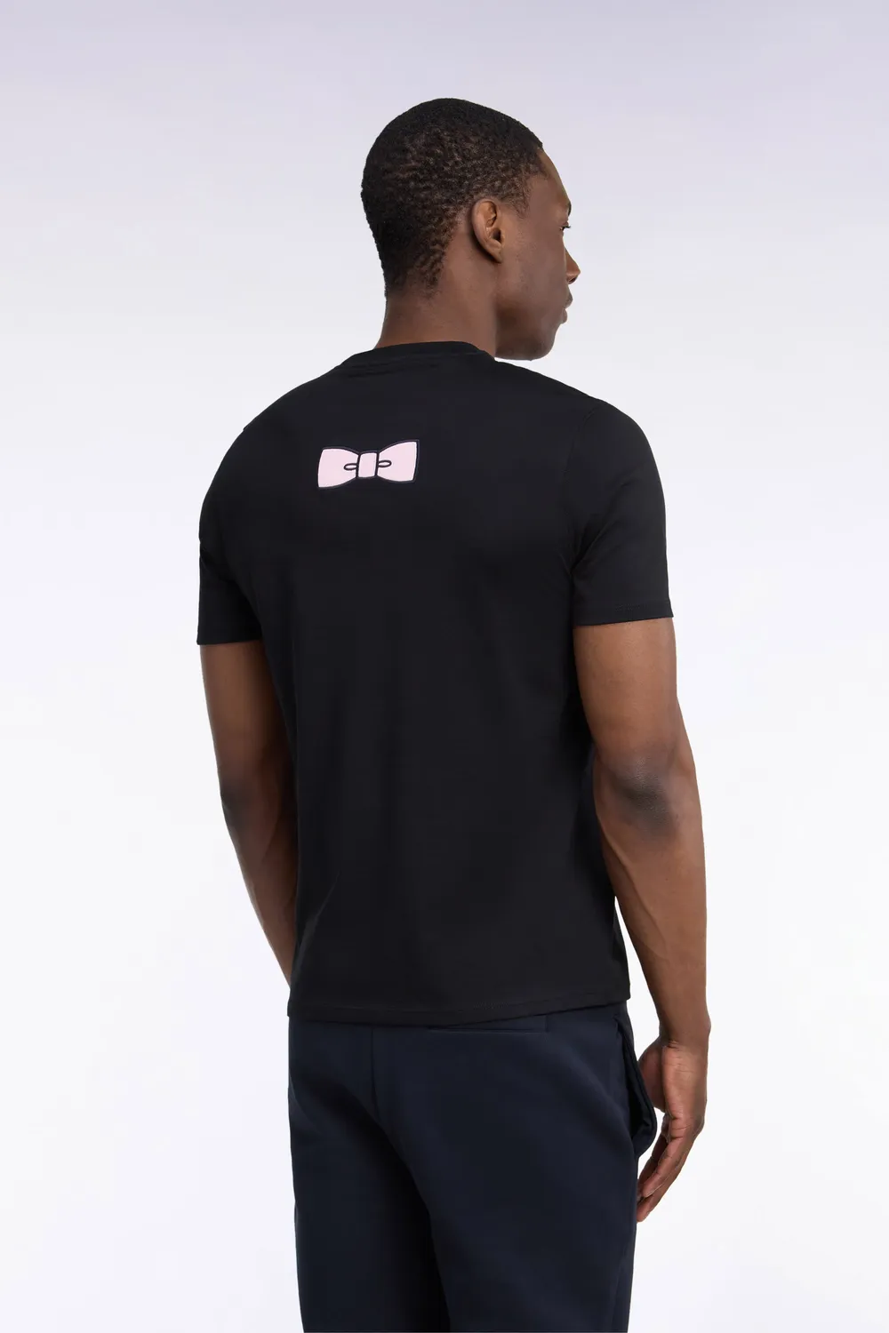 Eden Park t-shirt coton Pima noir coupe droite