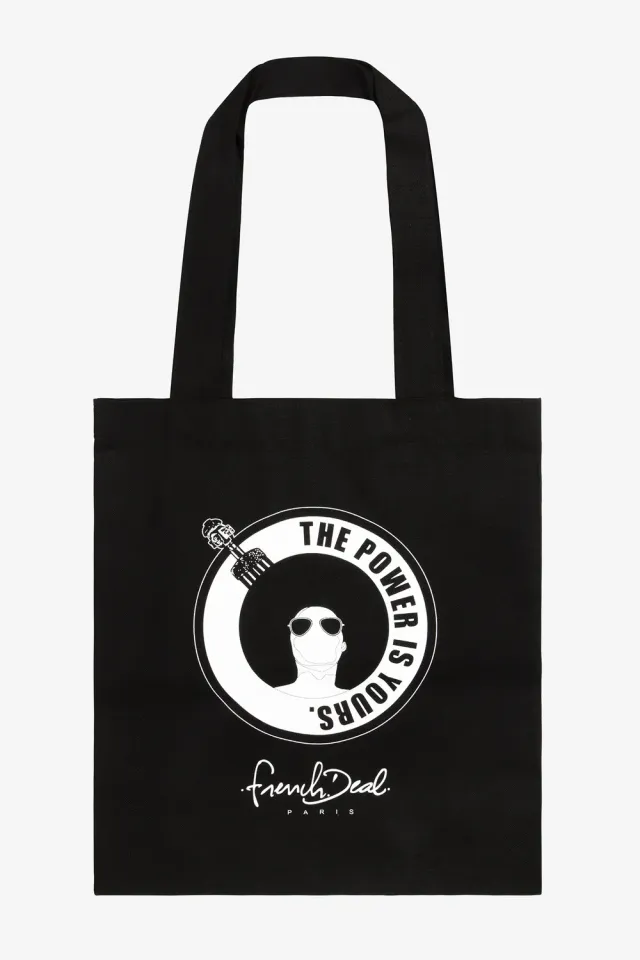 French Deal The Power Is Yours tote bag coton