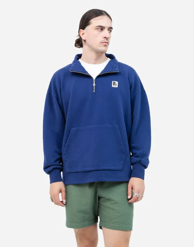 OLOW Bernex sweat homme bleu outremer coton bio