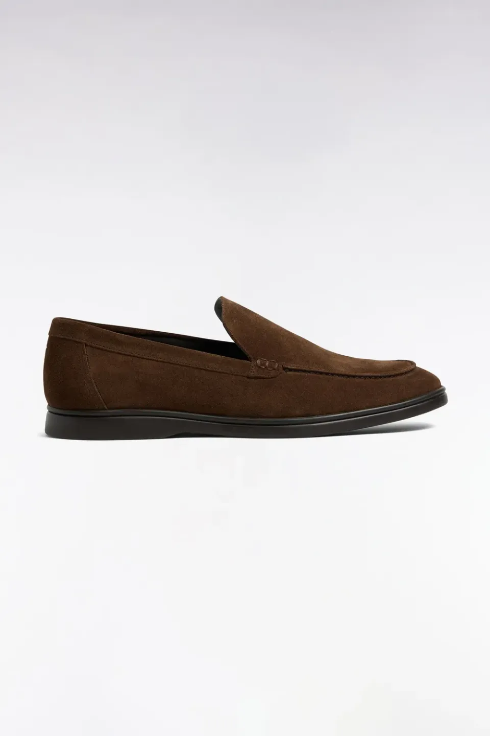 Eden Park mocassins cuir suédé marron homme