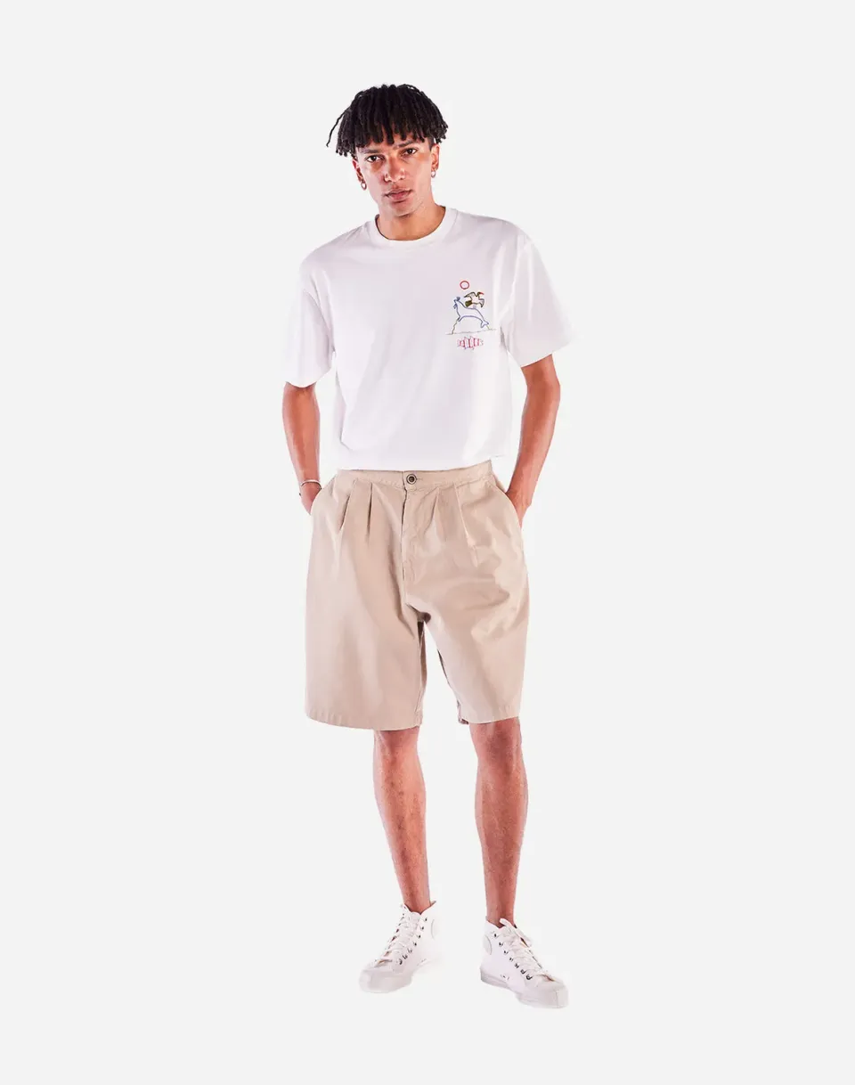 Olow Handa short bermuda beige coton bio