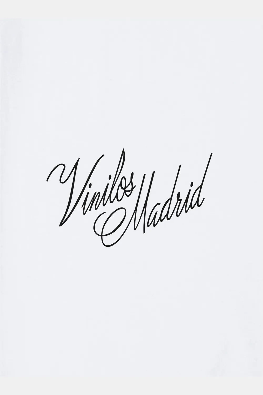 Edmmond Studios Vinilos Madrid t-shirt homme blanc imprimé