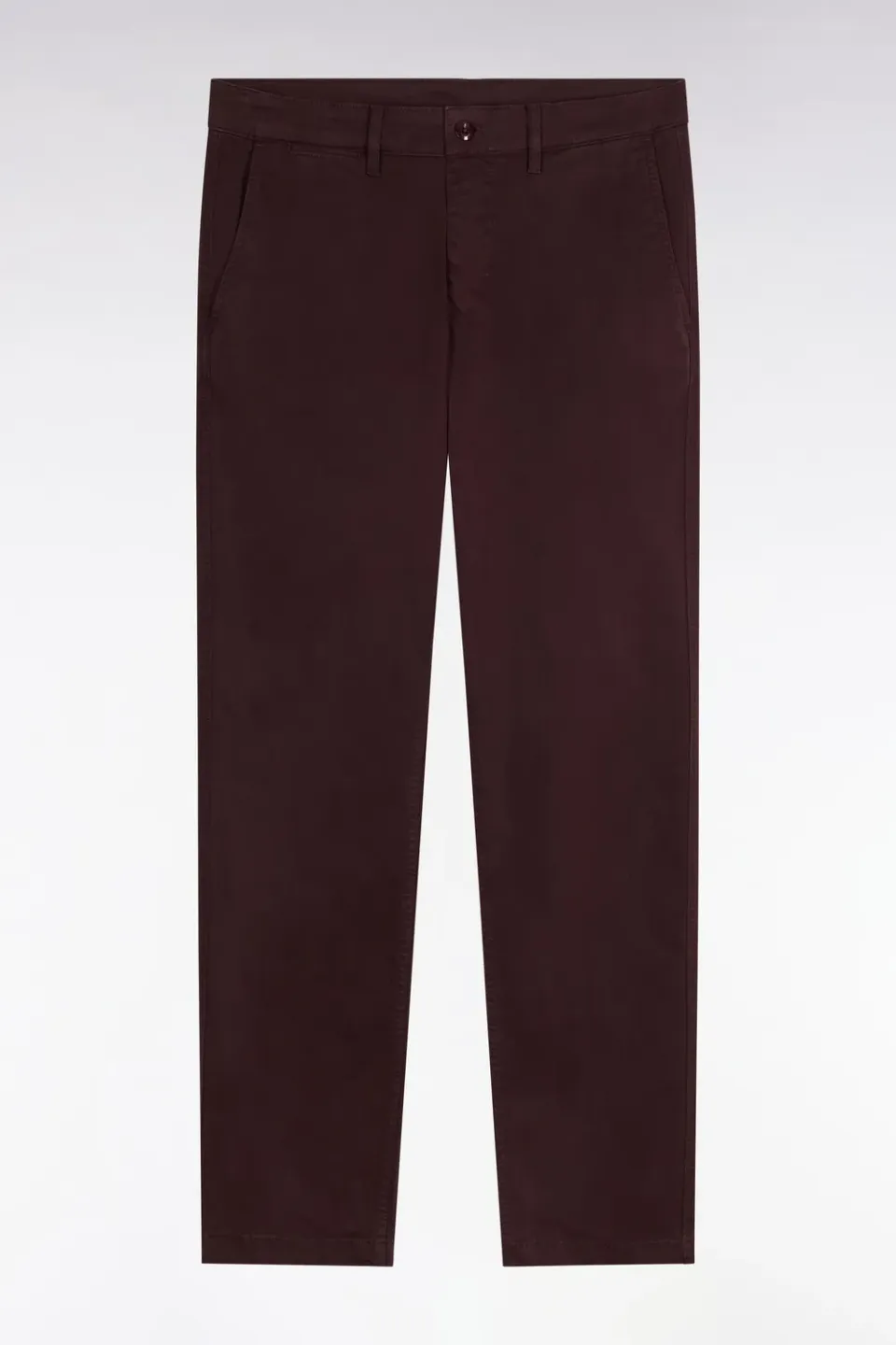 Eden Park Legend Rugby chino gabardine marron stretch droit
