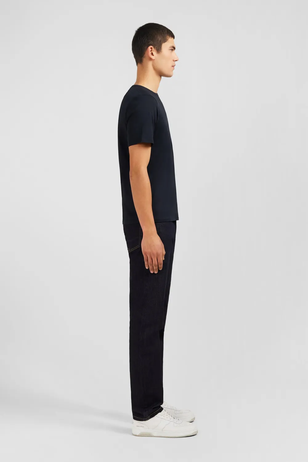 Eden Park t-shirt coton Pima noir col rond
