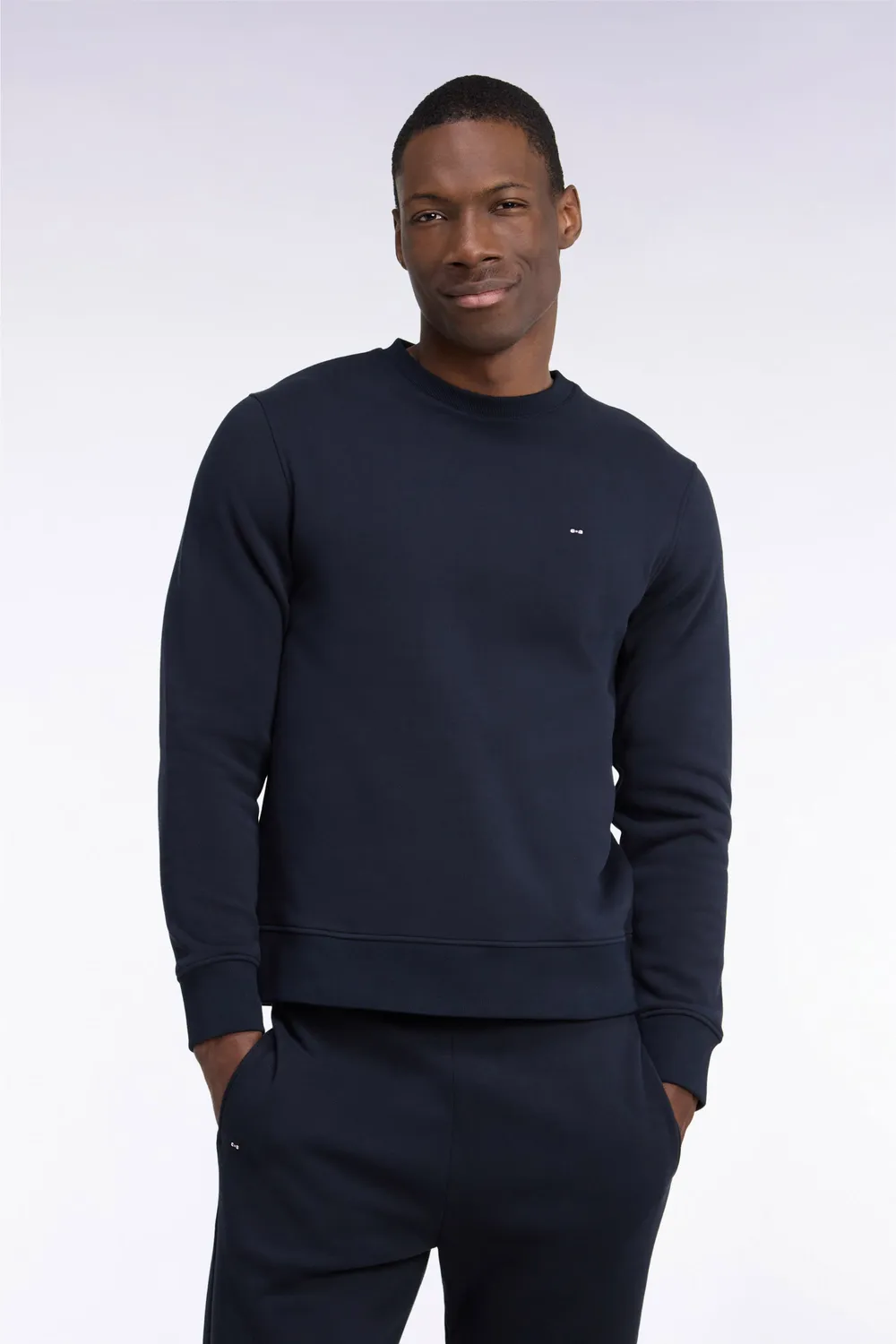 Eden Park H26MAISW0007 sweat homme marine molleton coton