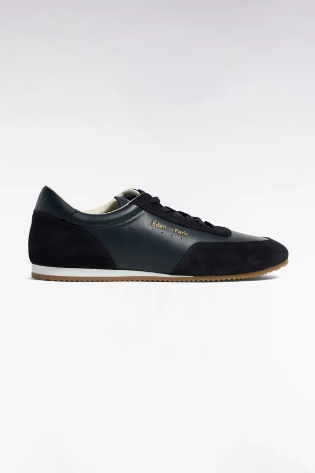 Eden Park Club Evolution H26CHSTE0001 baskets marine cuir