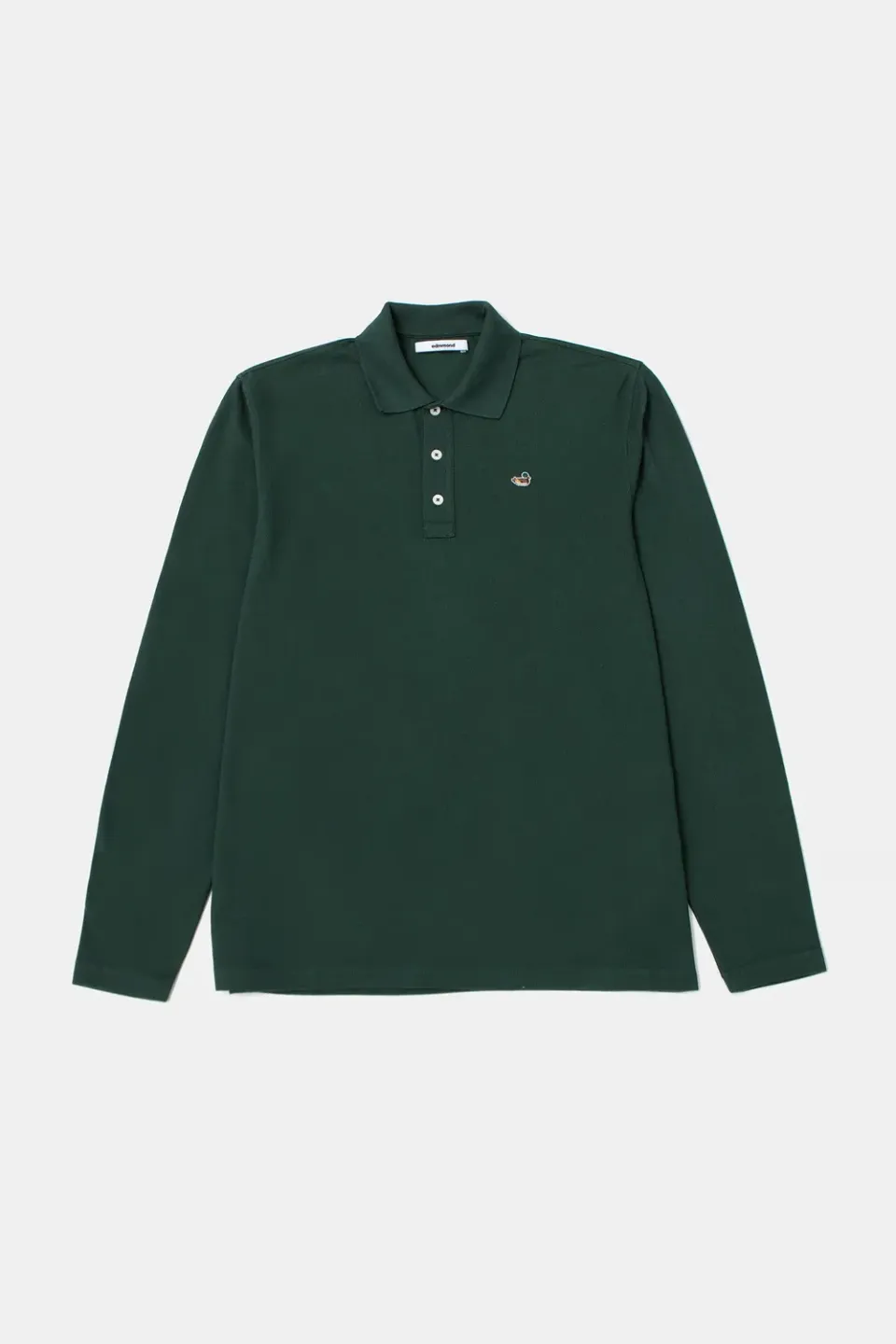 Edmmond Studios Duck Polo LS polo vert foncé manches longues