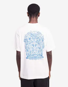 OLOW Campana t-shirt écru ample brodé