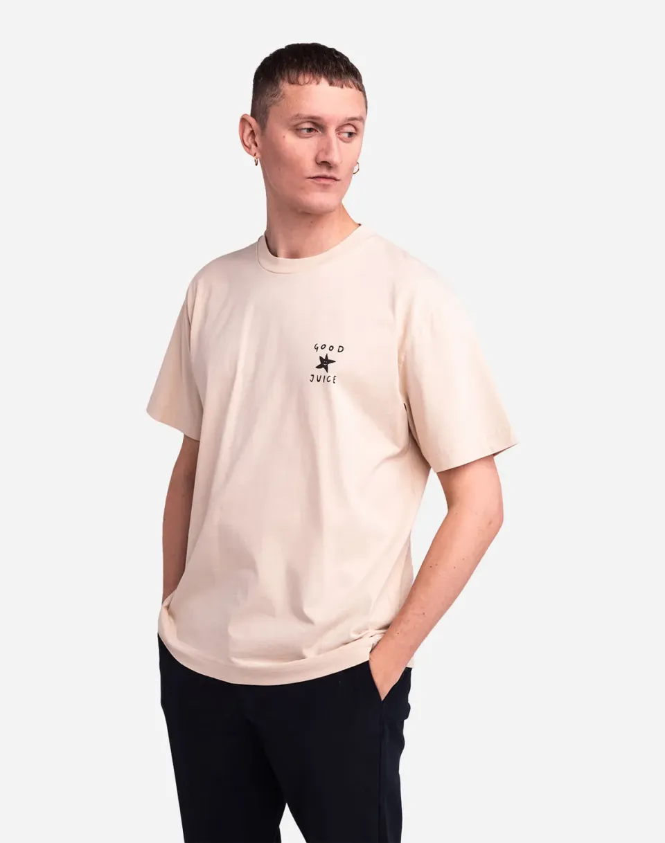 OLOW Flavour t-shirt loose coton bio crème
