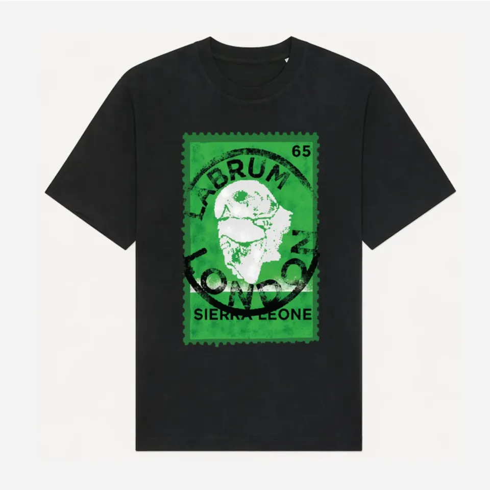 Labrum Black Sierra Leone Independence t-shirt noir