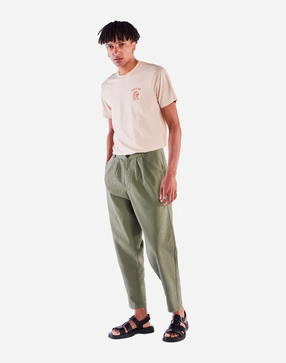OLOW Swing pantalon vert olive coton BCI