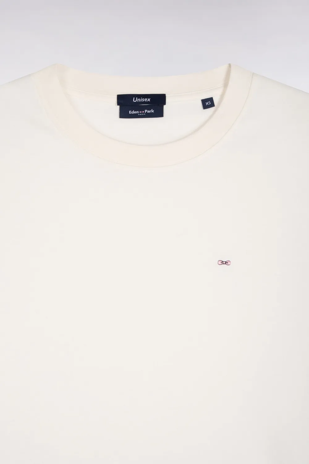 Eden Park t-shirt écru coton mercerisé coupe loose